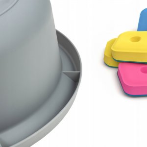 Kadax KADAX Miska Plastikowa 2L Miednica Okrągła Szara 5