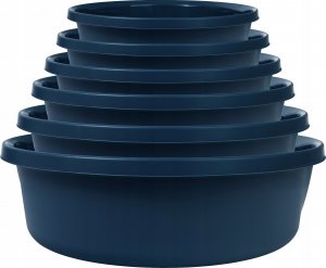 Kadax KADAX Miska Plastikowa 4L Miednica Okrągła Granat 4