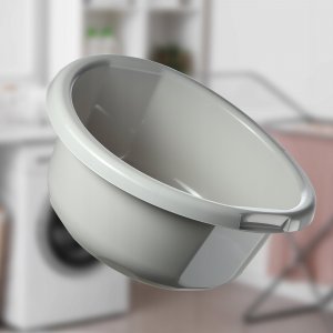 Kadax KADAX Miska Plastikowa Okrągła 1,9L Na Pranie Miednica Misa Z Uchwytami 4