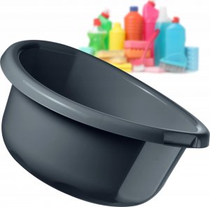 Kadax KADAX Miska Plastikowa Okrągła 5L Na Pranie Miednica Misa Z Uchwytami 6