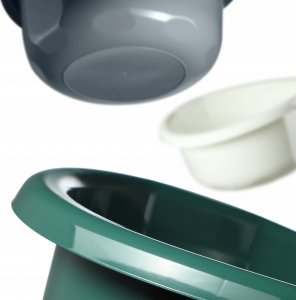 Kadax KADAX Miska Plastikowa Okrągła 5L Na Pranie Miednica Misa Z Uchwytami 8