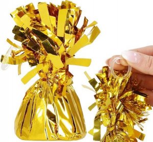 Springos Obciążenie do balonów 130 g foliowe ciężarek złoty UNIWERSALNY 2