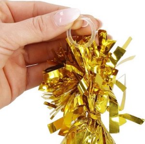 Springos Obciążenie do balonów 130 g foliowe ciężarek złoty UNIWERSALNY 5