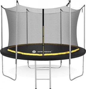 Trampolina ogrodowa Springos Trampolina ogrodowa dla dzieci 8 FT 245cm z siatką i drabinką UNIWERSALNY 13
