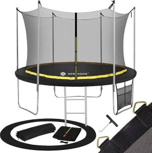 Trampolina ogrodowa Springos Trampolina ogrodowa dla dzieci 8 FT 245cm z siatką i drabinką UNIWERSALNY 14