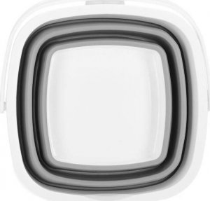 Springos Wiaderko składane 10 L uniwersalny silikonowy pojemnik szaro-biały UNIWERSALNY 11