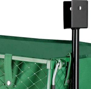 Springos Wózek ogrodowy transportowy metalowy 400 kg zielony UNIWERSALNY 5
