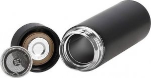 Springos Termos 500 ml ze stali nierdzewnej kubek termiczny z wyświetlaczem temp. czarny UNIWERSALNY 13