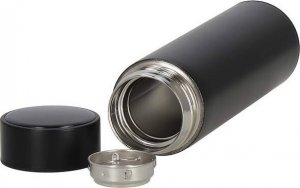 Springos Termos 500 ml ze stali nierdzewnej kubek termiczny z wyświetlaczem temp. czarny UNIWERSALNY 14