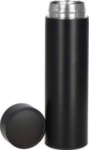 Springos Termos 500 ml ze stali nierdzewnej kubek termiczny z wyświetlaczem temp. czarny UNIWERSALNY 20