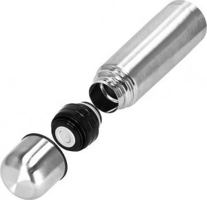 Springos Termos 500 ml ze stali nierdzewnej na kawę i herbatę, próżniowy srebrny UNIWERSALNY 15