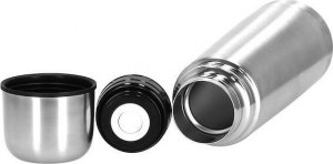 Springos Termos 500 ml ze stali nierdzewnej na kawę i herbatę, próżniowy srebrny UNIWERSALNY 4