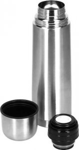 Springos Termos 750 ml ze stali nierdzewnej na kawę i herbatę, próżniowy srebrny UNIWERSALNY 15