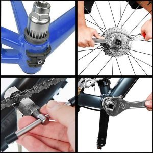 Springos Zestaw narzędzi rowerowych do suportu korby 6 elementów UNIWERSALNY 10