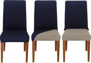 Springos Pokrowiec na krzesło uniwersalny granatowy UNIWERSALNY 12