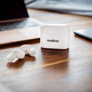 Słuchawki Niceboy Hive Podsie White 7