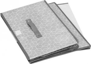 Springos Składany pojemnik na zabawki 25x40x30 cm ogranizer do przechowywania szary UNIWERSALNY 3