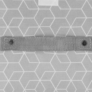 Springos Składany pojemnik na zabawki 25x40x30 cm ogranizer do przechowywania szary UNIWERSALNY 7