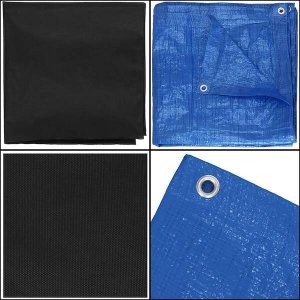 Springos Piaskownica zamykana z ławkami 150x150 cm z plandeką i podłożem UNIWERSALNY 6