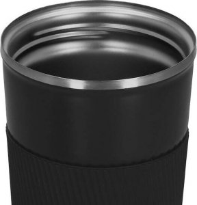 Springos Kubek termiczny 500 ml ze stali nierdzewnej na kawę herbatę czarny UNIWERSALNY 17
