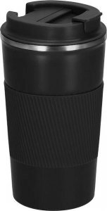Springos Kubek termiczny 500 ml ze stali nierdzewnej na kawę herbatę czarny UNIWERSALNY 9