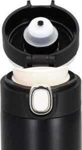 Springos Kubek termiczny 350 ml ze stali nierdzewnej na kawę herbatę, z wyświetlaczem temp. czarny UNIWERSALNY 12