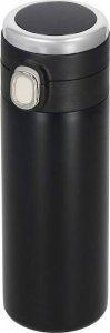 Springos Kubek termiczny 350 ml ze stali nierdzewnej na kawę herbatę, z wyświetlaczem temp. czarny UNIWERSALNY 21