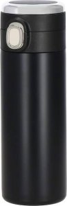 Springos Kubek termiczny 350 ml ze stali nierdzewnej na kawę herbatę, z wyświetlaczem temp. czarny UNIWERSALNY 22