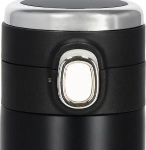 Springos Kubek termiczny 350 ml ze stali nierdzewnej na kawę herbatę, z wyświetlaczem temp. czarny UNIWERSALNY 8