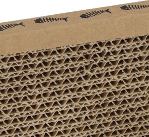 Springos Drapak dla kota 36,5 cm kartonowy z kocimiętką falowany UNIWERSALNY 3