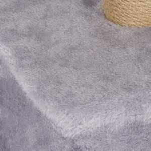 Springos Drapak dla kota sizal 3-poziomowy domek słupek z zabawkami 62 cm UNIWERSALNY 8