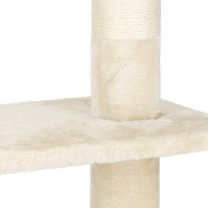 Springos Drapak dla kota sufittowy sizal słupek 245 - 260 cm kremowy UNIWERSALNY 5