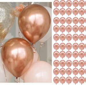 Springos Balony na wieczór panieński, wesele, urodziny, 100 szt. rose gold UNIWERSALNY 3