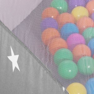 Springos Domek dla dzieci zamek namiot do ogrodu szary UNIWERSALNY 2