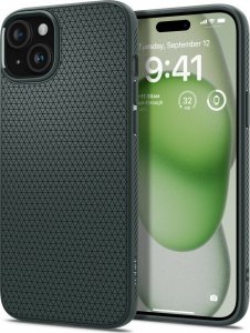 Spigen Liquid Air, abyss green - iPhone 15 Plus 1