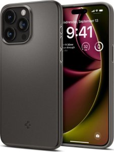 Spigen Thin Fit, gunmetal - iPhone 15 Pro 1