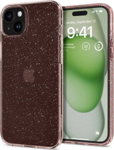 Spigen Spigen Liquid Crystal Glitter, rose quartz - iPhone 15 Plus 1
