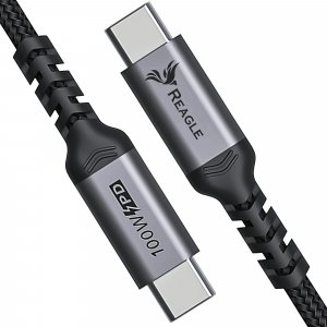 Kabel USB Reagle Reagle Kabel Thunderbolt 3 USB-C 100W 5A 4K 60Hz QC PD 0,5m 1