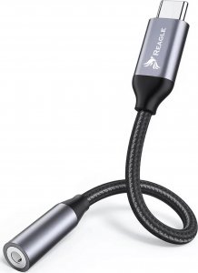 Kabel USB Reagle Reagle Przejściówka Adapter USB C MINI JACK DAC AUX USB-C 1