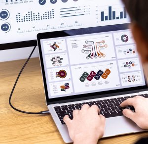 Kabel USB Reagle USB-C - mini DisplayPort 3 m Czarny 2