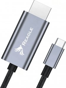 Kabel USB Reagle ADAPTER KABEL PRZEJŚCIÓWKA USB-C HDMI 2.1 8K 4K 165Hz MAC MHL 48 Gb/s 1