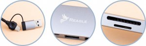 HUB USB Reagle REAGLE HUB AKTYWNY USB 3.2 GEN1 6w1 ROZDZIELACZ ADAPTER 6