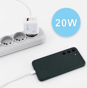 Ładowarka Reagle SZYBKA ŁADOWARKA 20W USB-C QC 3.0 KOSTKA ZASILACZ DO IPHONE 15 PRO GALAXY S 3
