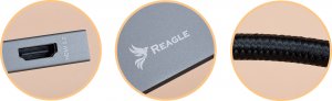 HUB USB Reagle REAGLE HUB USB-C HDMI 4K 60Hz 2K 144Hz USB C 3.2 PD 100W CZYTNIK KART M1 M2 5
