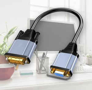 Adapter AV Reagle REAGLE Adapter DVI na VGA FULL HD D-SUB Konwerter do Monitora i Projektora 6
