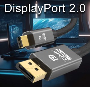 Kabel Reagle DisplayPort Mini - DisplayPort 1.5m srebrny 2