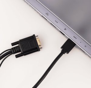Kabel Reagle HDMI - D-Sub (VGA) 2m czarny 4