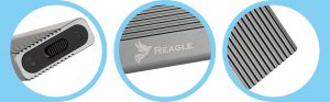 Kieszeń Reagle Obudowa na dysk SSD NVME PCIe M.2 USB-C 3.2 GEN2 Adapter Kieszeń M2 Reagle 5