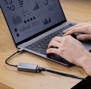 Karta sieciowa Reagle Reagle Karta Sieciowa USB-C 3.1 GIGABIT LAN 1000Mb RJ45 2