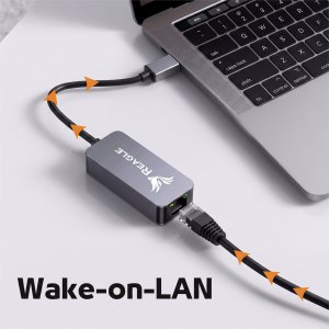 Karta sieciowa Reagle PRZEJŚCIÓWKA USB 3.2 ETHERNET ADAPTER KARTA SIECIOWA LAN RJ45 2,5Gb/s 6